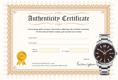 replica watch certificates|watch authentication certification.